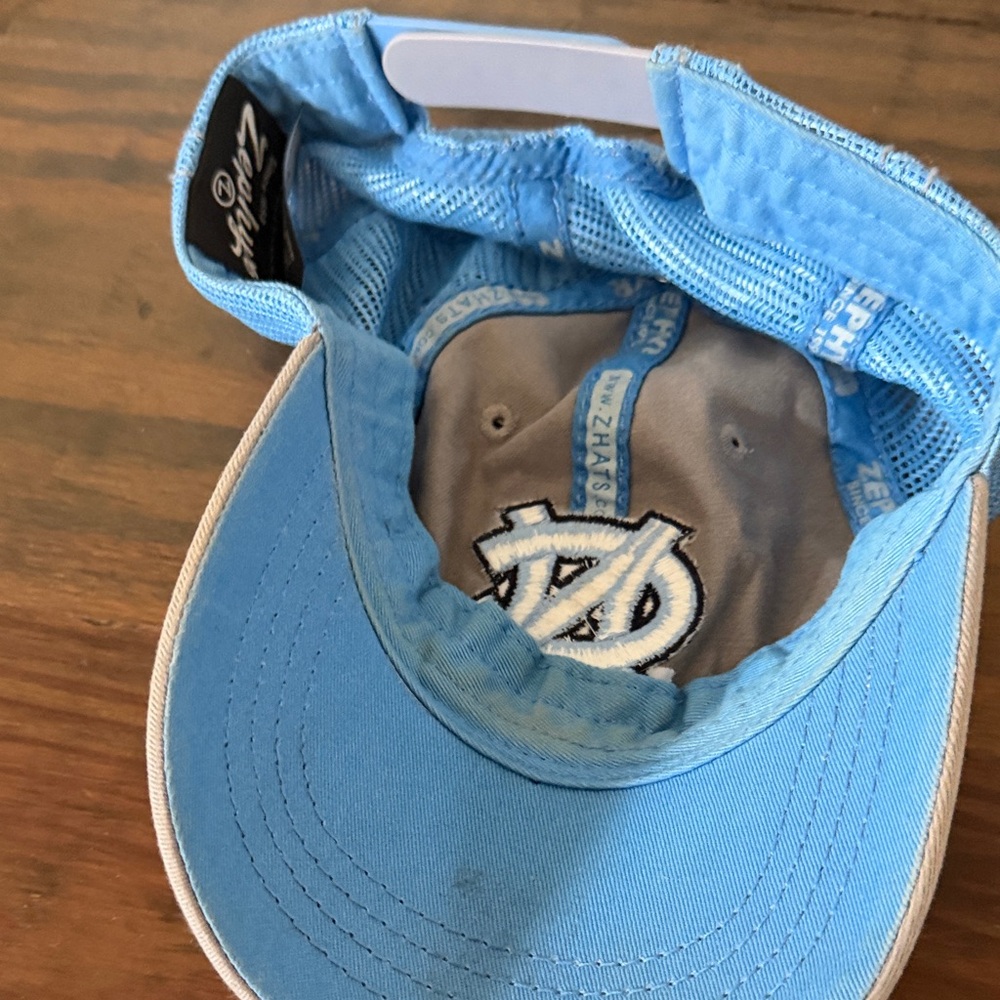 Zephyr Blue and Tan Mesh Cap - Picture 2 of 2